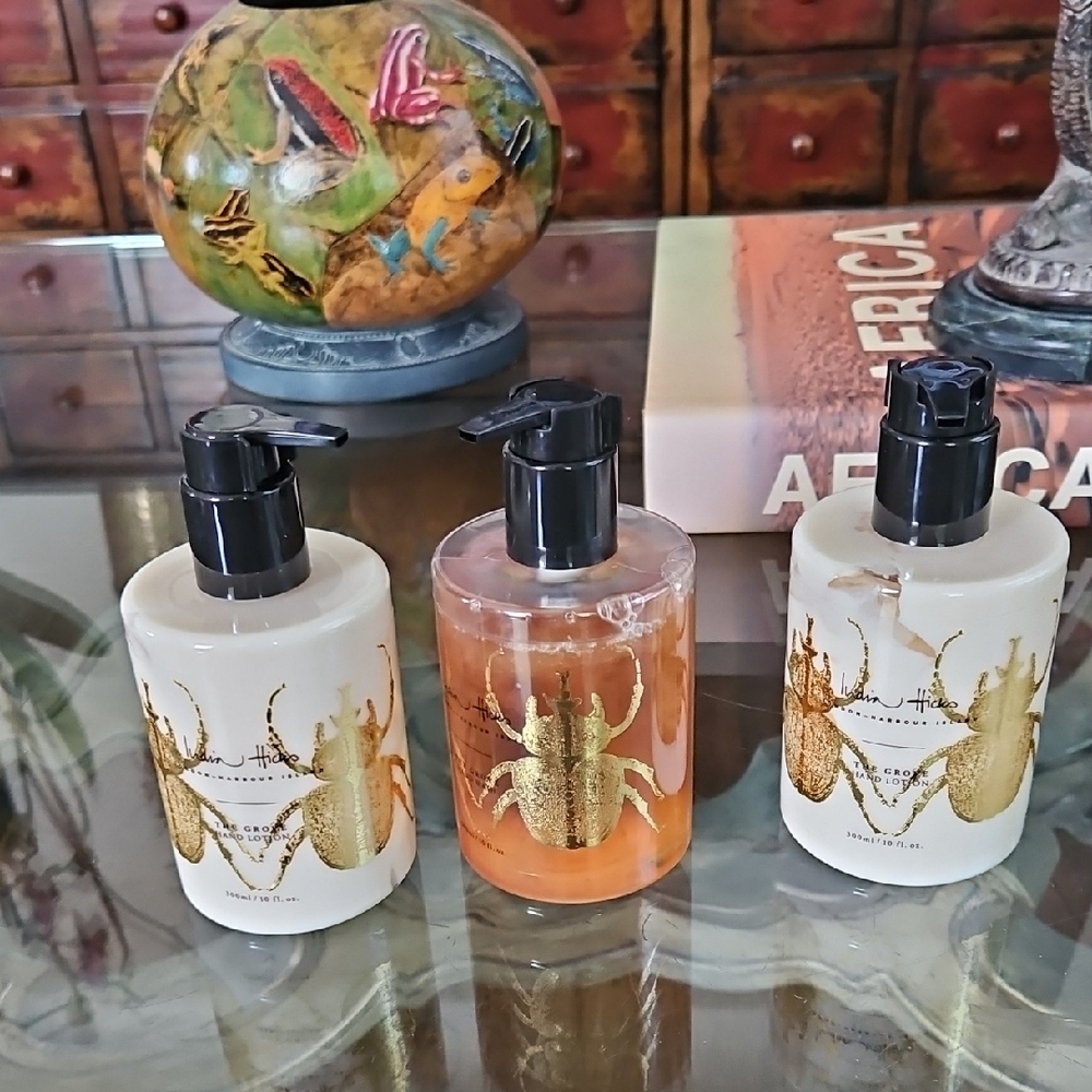 India Hicks Hand,Lotions (2) and Soap (1)